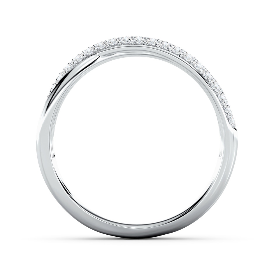 1.2mm FGVS Pave-Set Lab-Grown Diamond Multi-Row Ring in White Gold side 199