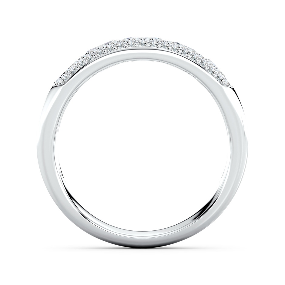 4x3mm FGVS Multi-Shape Lab-Grown Diamond Triple Layered Statement Ring in 18K White Gold side 199