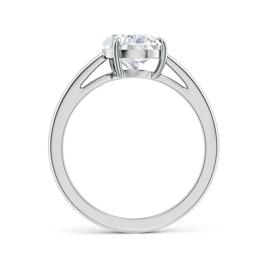 11x7mm FGVS Claw-Set Tilted Pear Lab-Grown Diamond Solitaire Engagement Ring in White Gold side 199