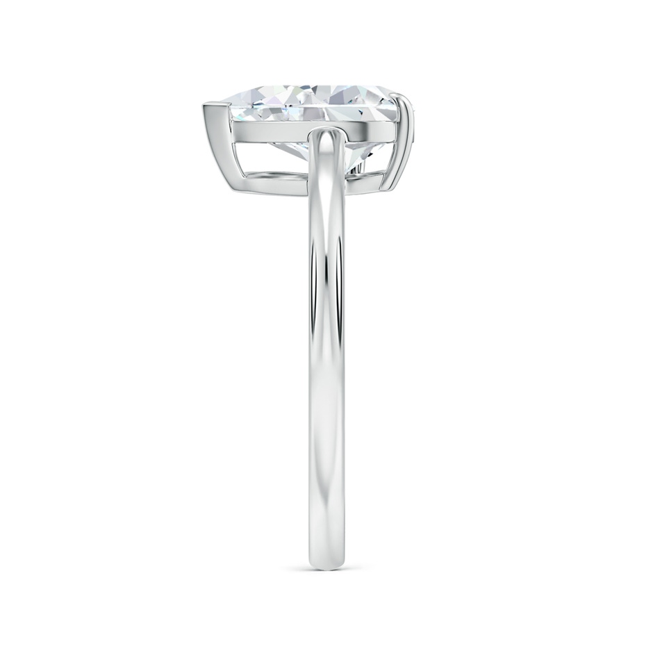 11x7mm FGVS Claw-Set Tilted Pear Lab-Grown Diamond Solitaire Engagement Ring in White Gold side 299