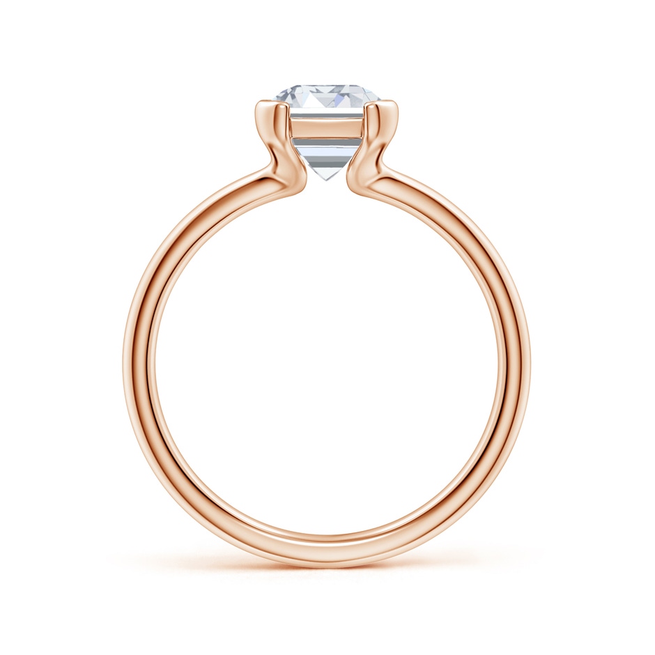 7.5x5.5mm FGVS Semi Bezel-Set Emerald-Cut Lab-Grown Diamond Solitaire Engagement Ring in Rose Gold side 199