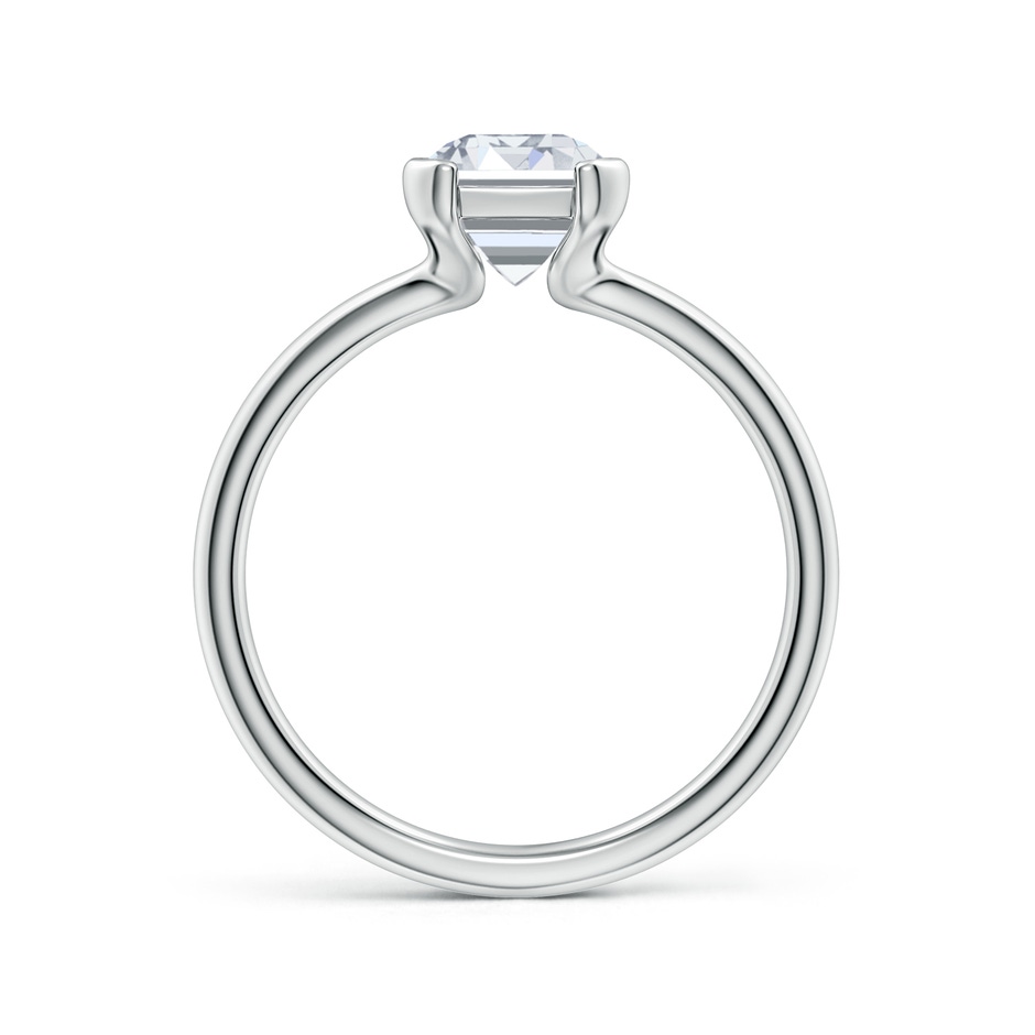 7.5x5.5mm FGVS Semi Bezel-Set Emerald-Cut Lab-Grown Diamond Solitaire Engagement Ring in White Gold side 199