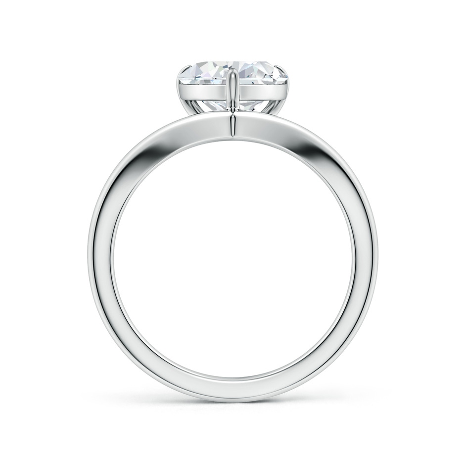12x8mm FGVS Solitaire Pear Lab-Grown Diamond V-Shaped Engagement Ring in White Gold side 199