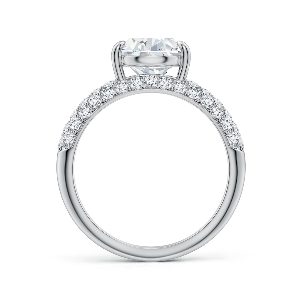 12x8mm FGVS Off-Centreed Pear Lab-Grown Diamond Engagement Ring in White Gold - side 199