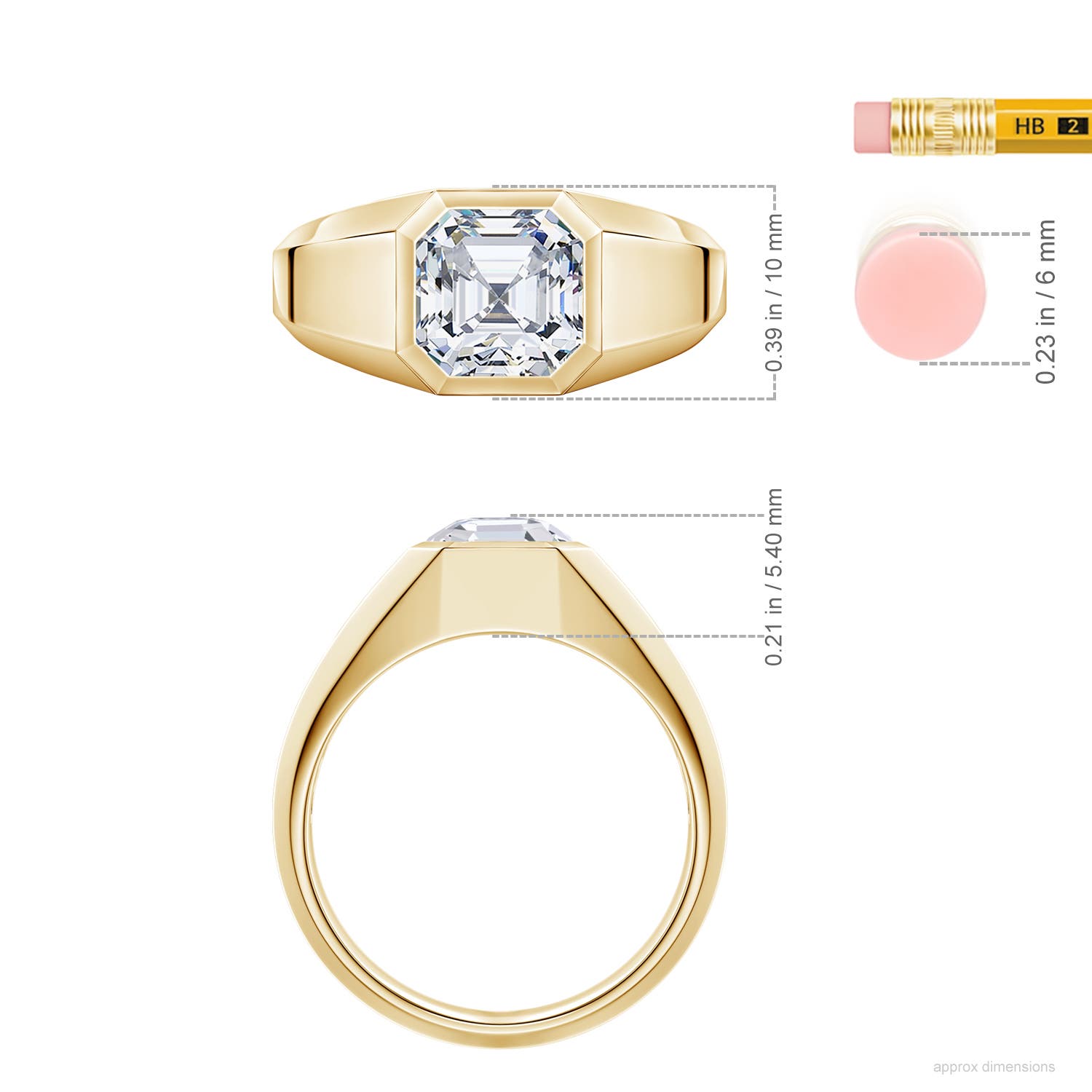 eRiNGo　0103 ♡ 8mm-fgvs-lab-grown-diamond-