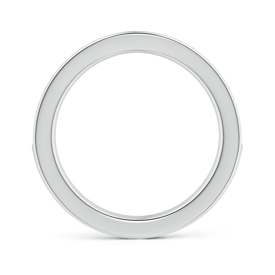 3.4mm FGVS Lab-Grown Channel-Set Round Diamond Half Eternity Wedding Ring in P950 Platinum side 199