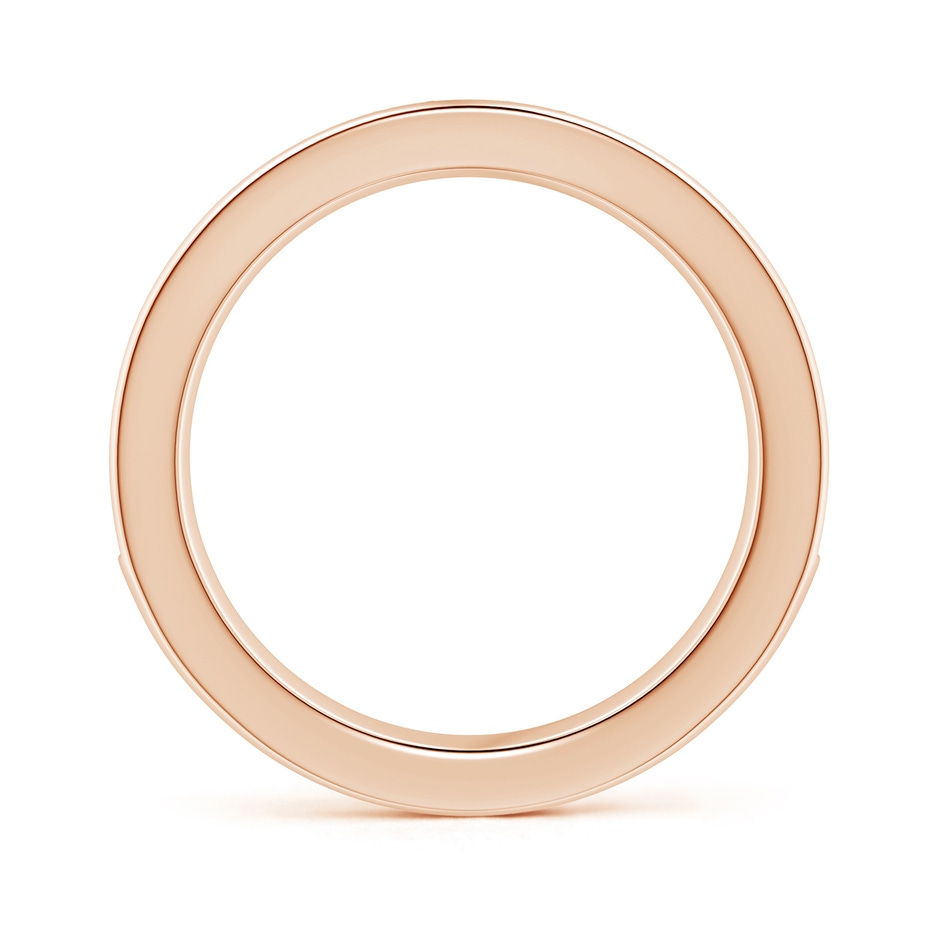 3.8mm FGVS Lab-Grown Channel-Set Round Diamond Half Eternity Wedding Ring in Rose Gold side 199