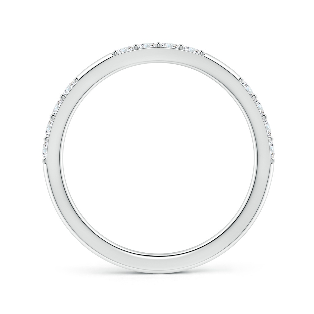 1.8mm FGVS Lab-Grown-Prong-Set Semi Eternity Diamond Wedding Ring for Women in P950 Platinum - side 199