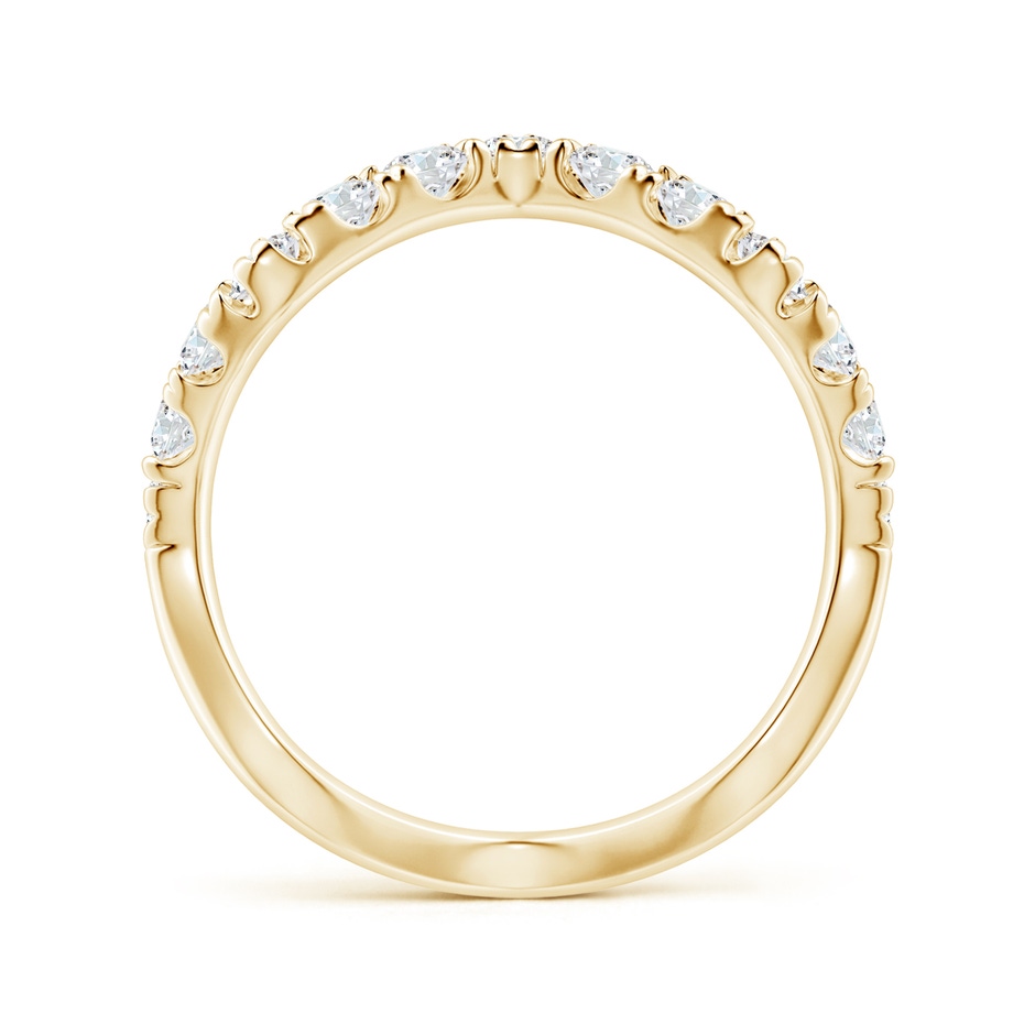 2.7mm FGVS Lab-Grown Classic Round Diamond Zig Zag Ring in 18K Yellow Gold side 199