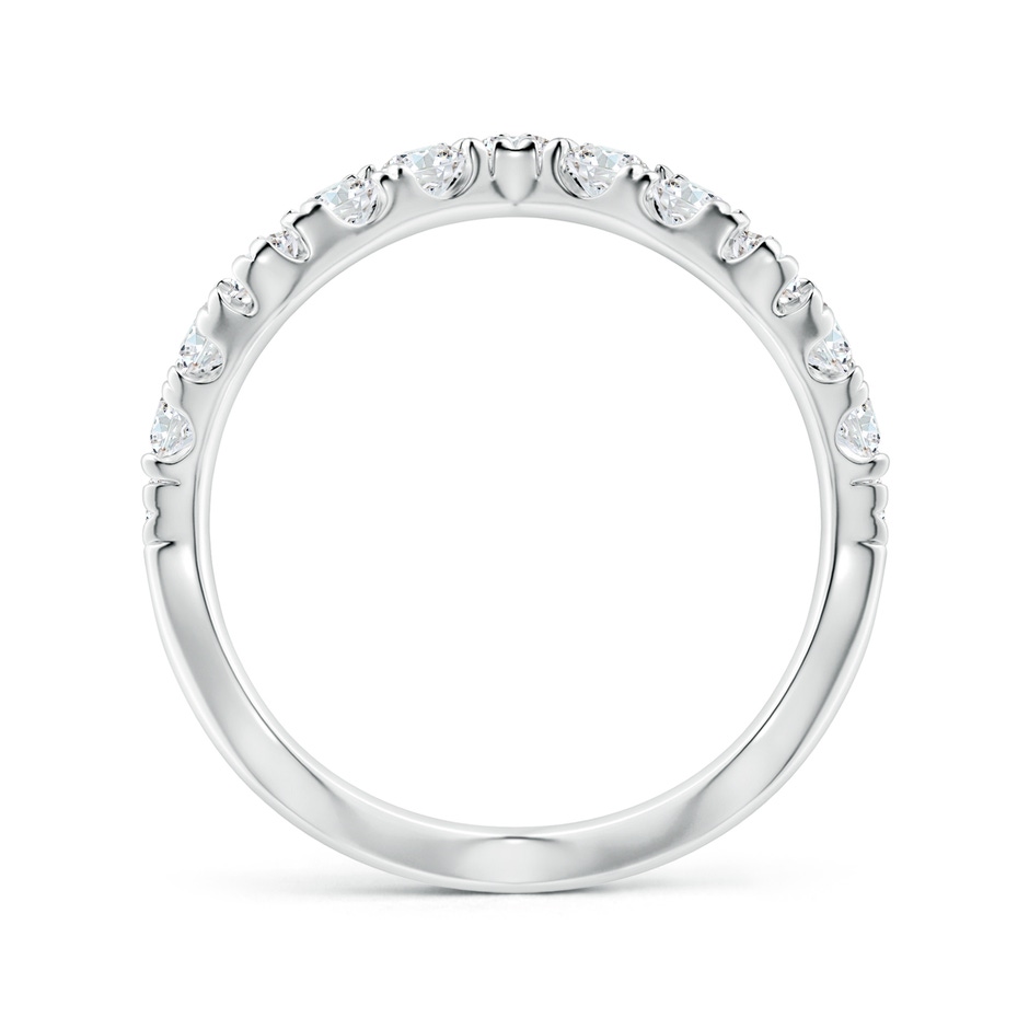 2.7mm FGVS Lab-Grown Classic Round Diamond Zig Zag Ring in White Gold side 199