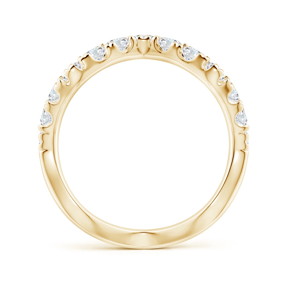 2.9mm FGVS Lab-Grown Classic Round Diamond Zig Zag Ring in 18K Yellow Gold side 199