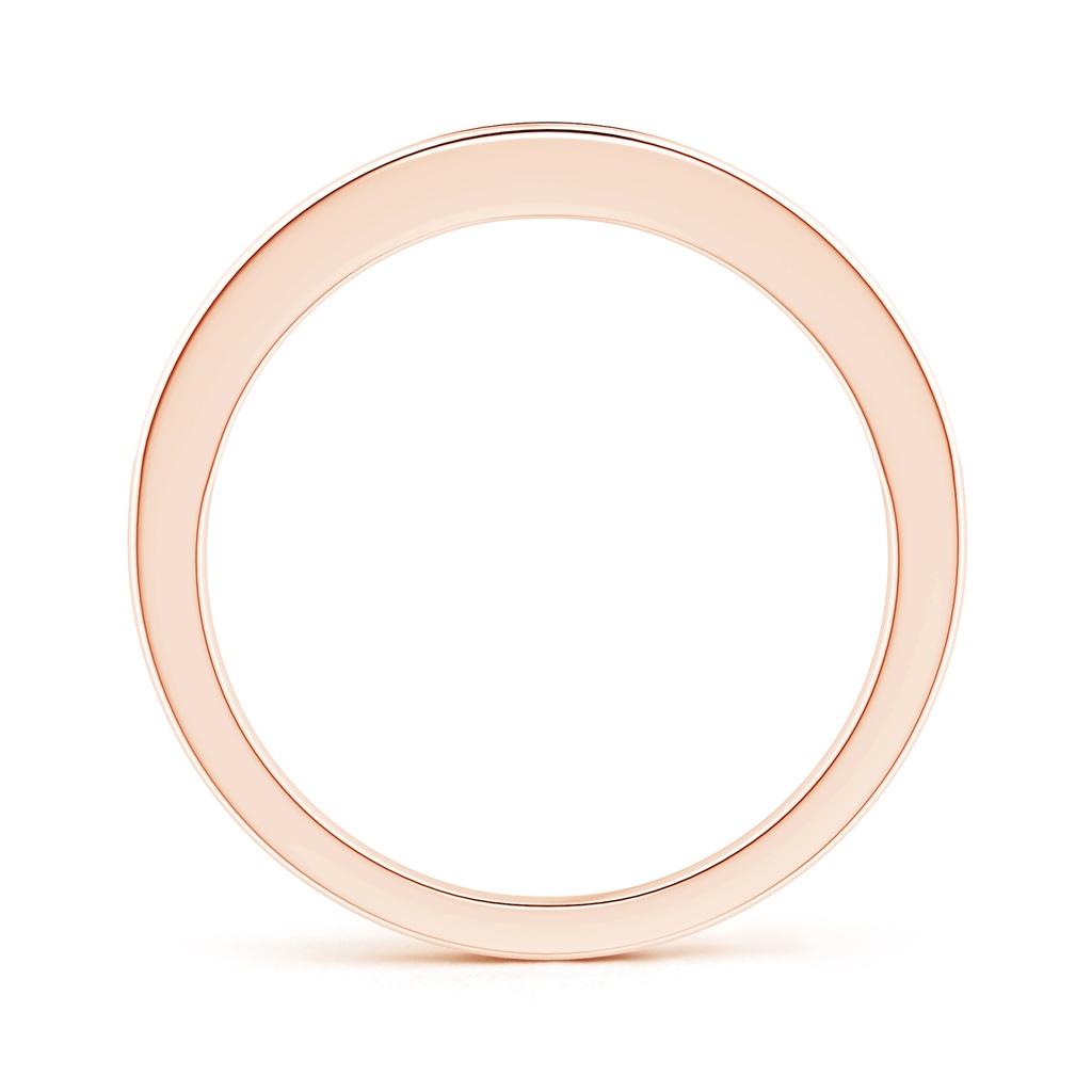 2.5mm FGVS Lab-Grown Channel-Set Princess-Cut Diamond Half Eternity Wedding Ring in Rose Gold - side 199