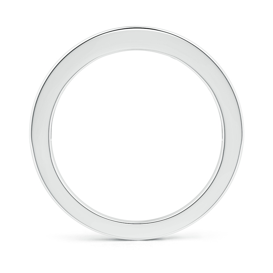 3mm FGVS Lab-Grown Channel-Set Princess-Cut Diamond Half Eternity Wedding Ring in P950 Platinum side 199