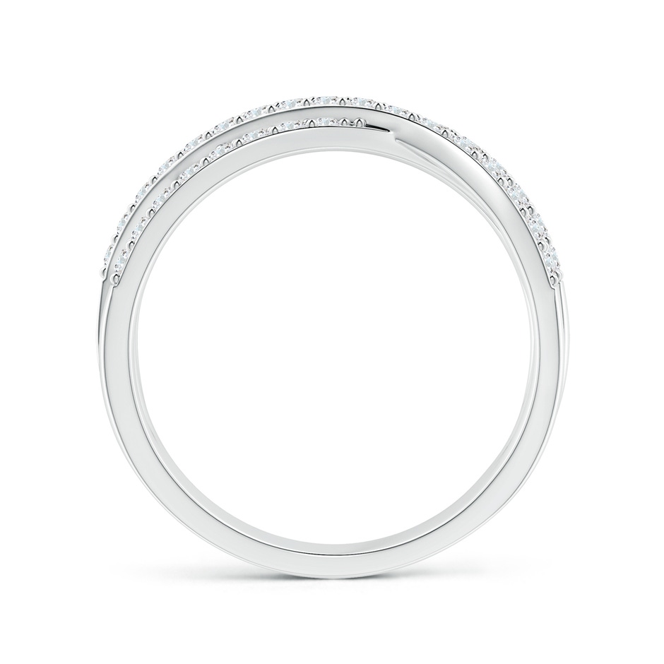 1.55mm FGVS Lab-Grown Entwined Diamond Wrap Ring in White Gold side 199
