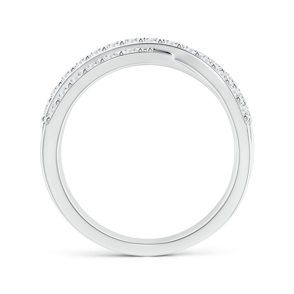 1.9mm FGVS Lab-Grown Entwined Diamond Wrap Ring in White Gold side 199