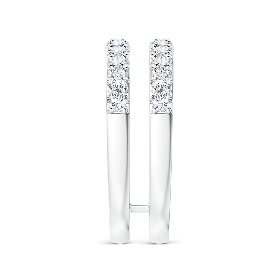 2.25mm FGVS Lab-Grown Prong-Set Diamond Double Ring in White Gold side 299