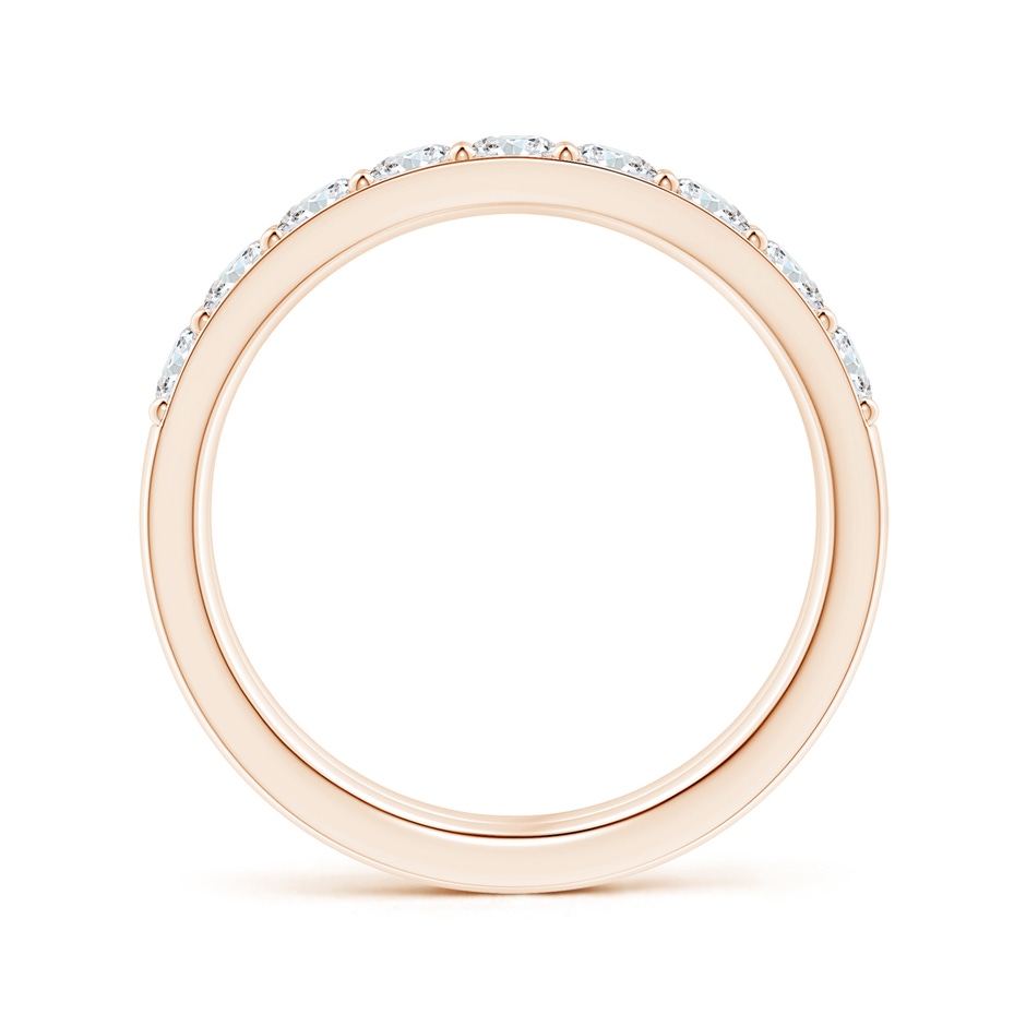 2.75mm FGVS Lab-Grown Prong-Set Diamond Double Ring in 18K Rose Gold side 199