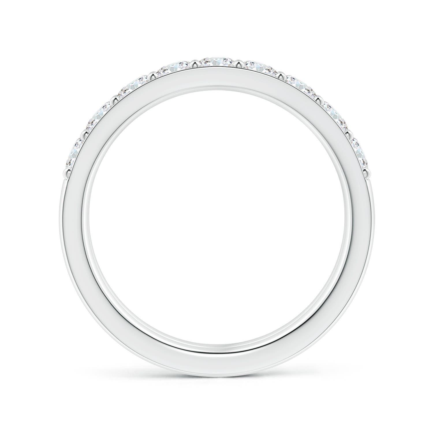 2.75mm FGVS Lab-Grown Prong-Set Diamond Double Ring in 18K White Gold