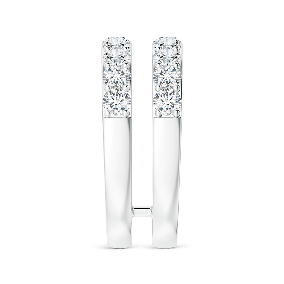 2.75mm FGVS Lab-Grown Prong-Set Diamond Double Ring in 18K White Gold side 299