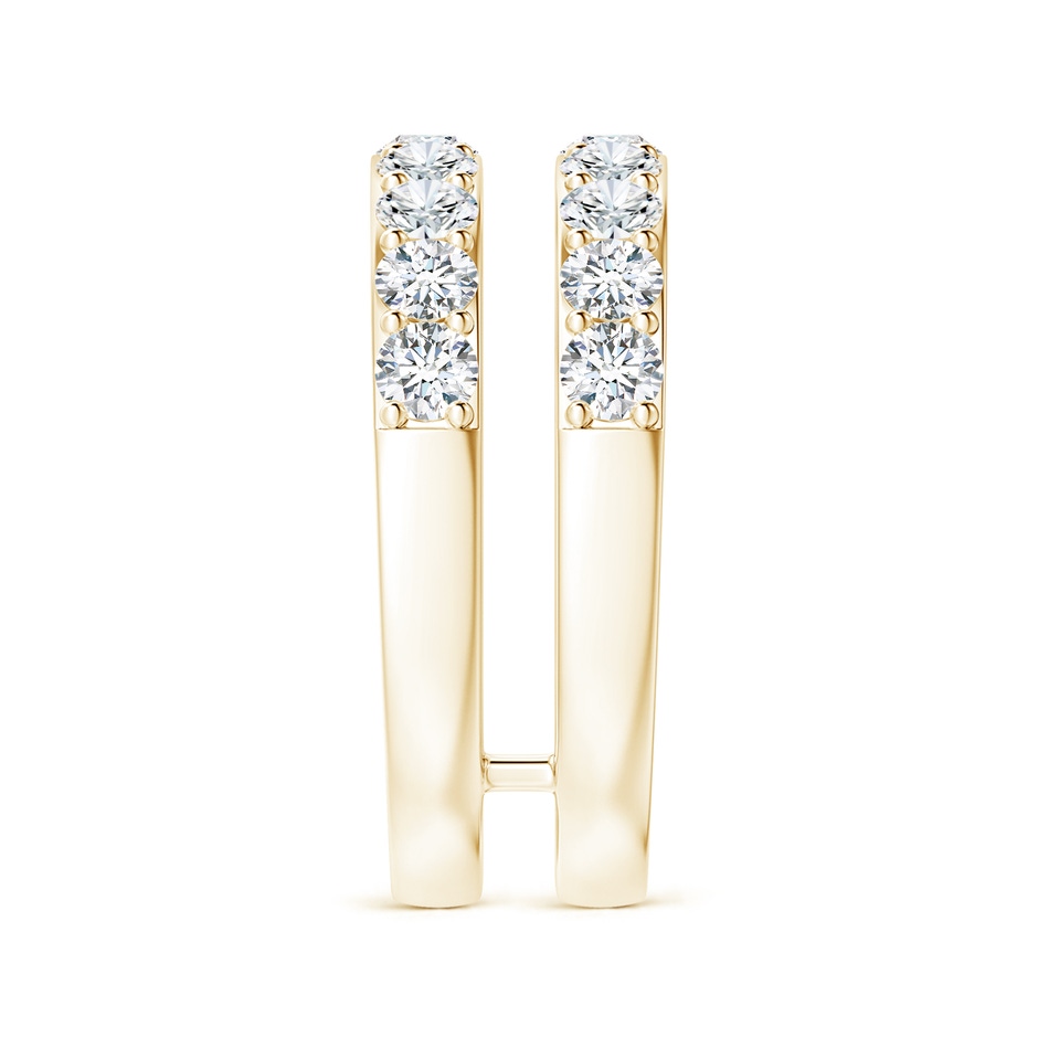 2.75mm FGVS Lab-Grown Prong-Set Diamond Double Ring in Yellow Gold side 299