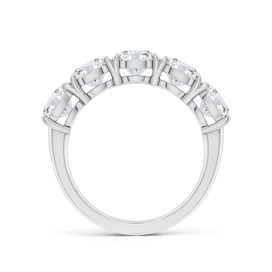 5.9mm FGVS Lab-Grown Round Diamond Five Stone Classic Anniversary Ring in 18K White Gold side 199