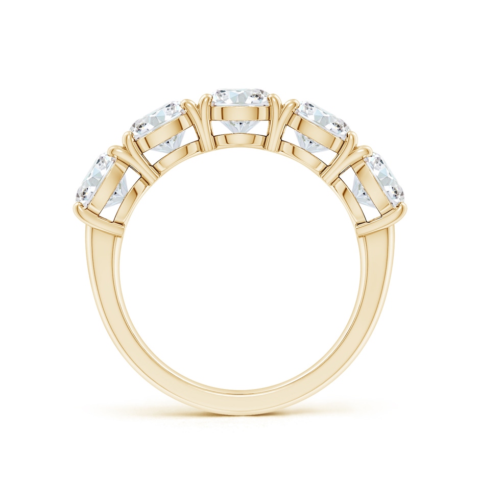 5.9mm FGVS Lab-Grown Round Diamond Five Stone Classic Anniversary Ring in Yellow Gold side 199