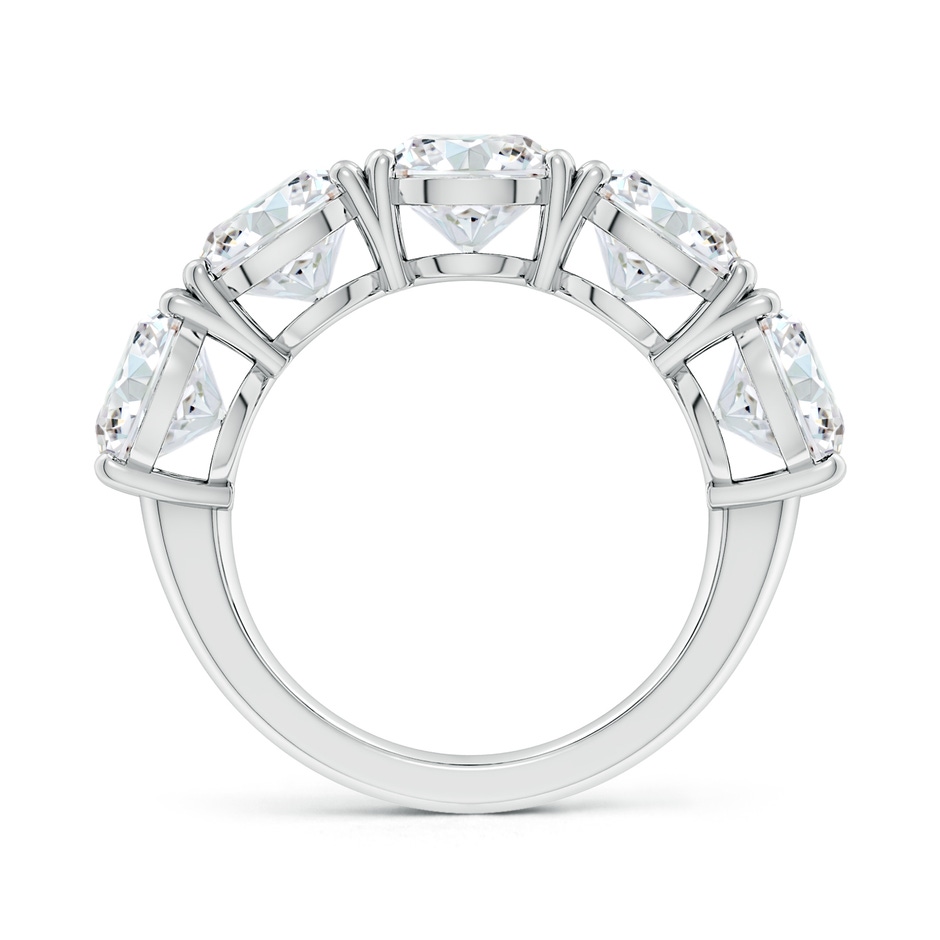 7.4mm FGVS Lab-Grown Round Diamond Five Stone Classic Anniversary Ring in White Gold side 199