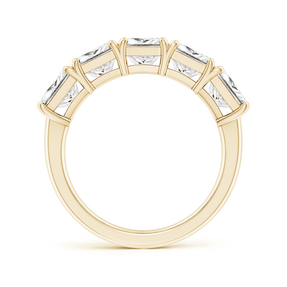 5.5mm FGVS Lab-Grown Princess-Cut Diamond Five Stone Classic Anniversary Band in Yellow Gold side 199