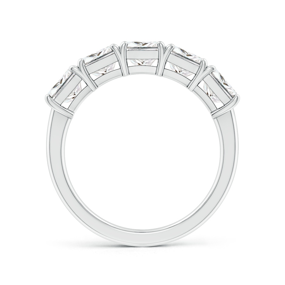 5mm FGVS Lab-Grown Princess-Cut Diamond Five Stone Classic Anniversary Band in White Gold side 199