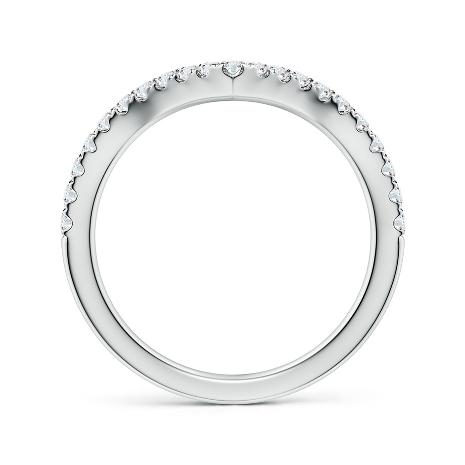 1.5mm FGVS Lab-Grown Diamond V-Shaped Contoured Wedding Ring in White Gold side 199