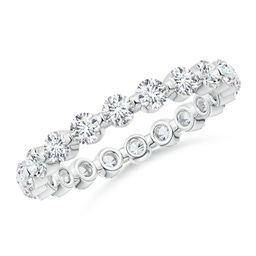 Round Lab Grown Diamond Eternity Rings
