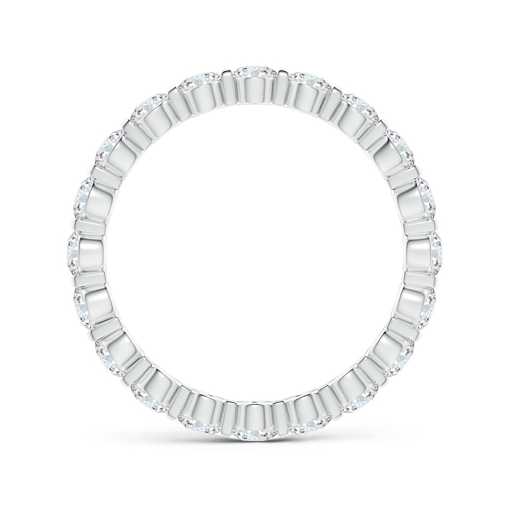 2.4mm FGVS Lab-Grown Prong-Set Diamond Eternity Stackable Ring in 50 White Gold - side 199