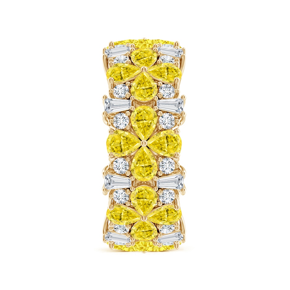 4x3mm Labgrown Aurora Nature Inspired Lab-Grown Yellow and White Diamond Eternity Ring in 50 18K Yellow Gold side 299