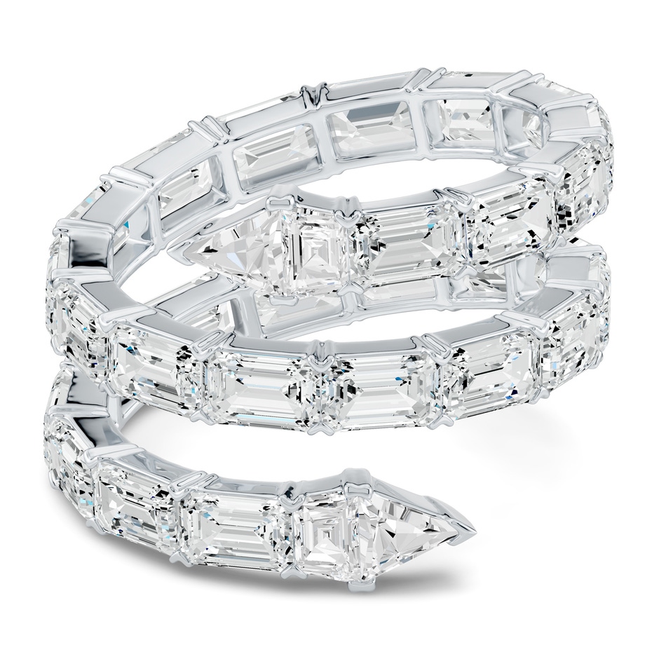 4.5x3mm FGVS The Davis Standard Snake Coil Lab-Grown Diamond Ring in 65 White Gold side 599