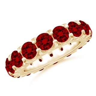 Round Lab-Grown Lab Grown Ruby