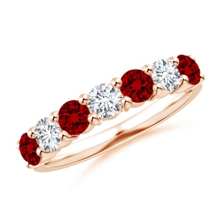 Round Lab-Grown Lab Grown Ruby