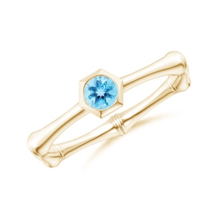Round AAA Swiss Blue Topaz