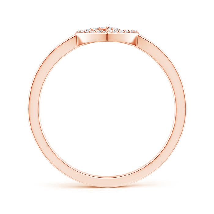 F-G, VS / 0.14 CT / 14 KT Rose Gold