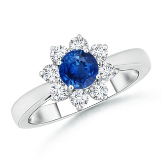 Round AAA Blue Sapphire