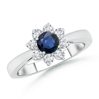 Round AA Blue Sapphire