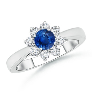 Round AAA Blue Sapphire