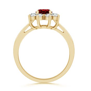 AAAA - Ruby / 0.88 CT / 14 KT Yellow Gold