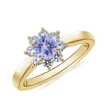 AA - Tanzanite / 0.78 CT / 14 KT Yellow Gold