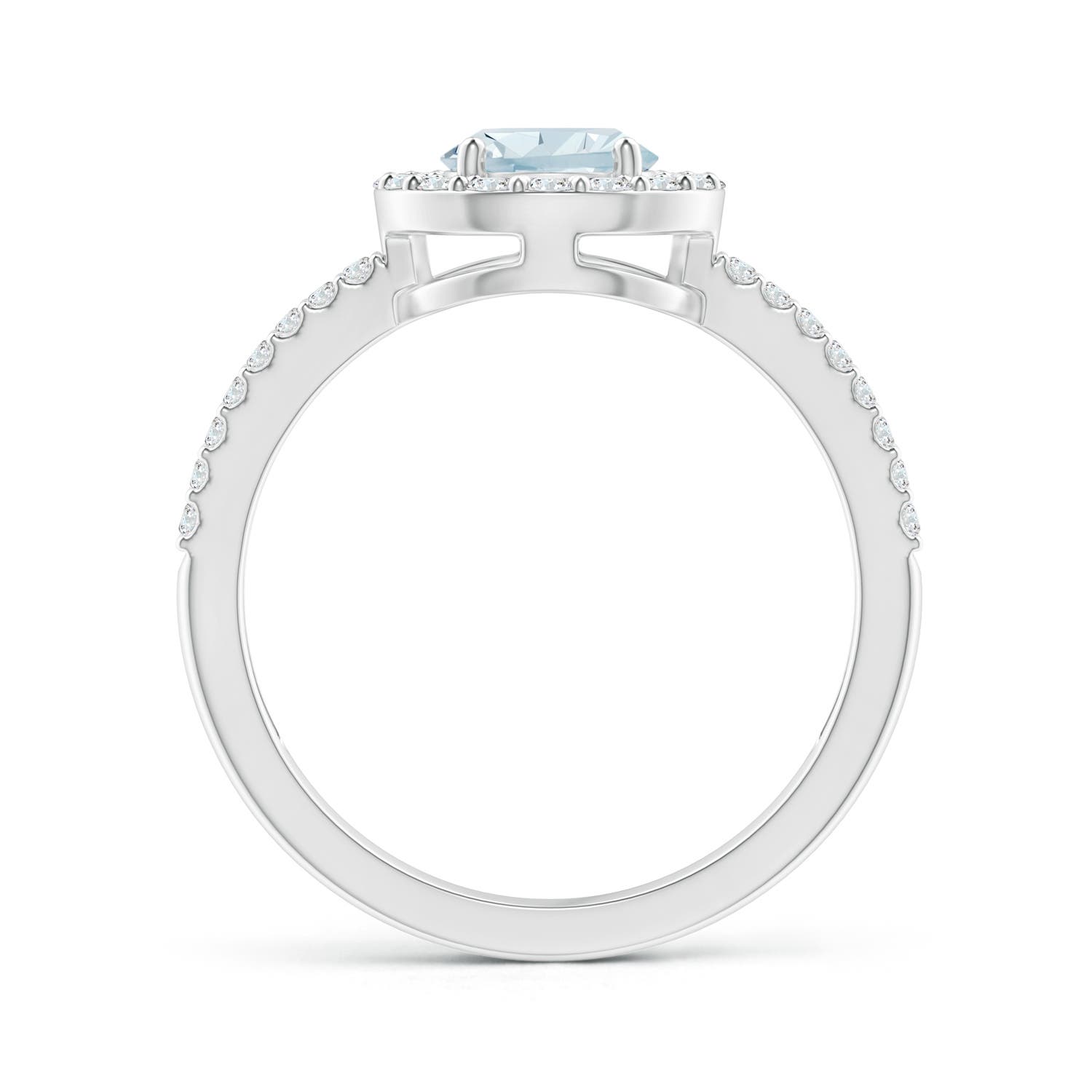 A - Aquamarine / 1.29 CT / 14 KT White Gold