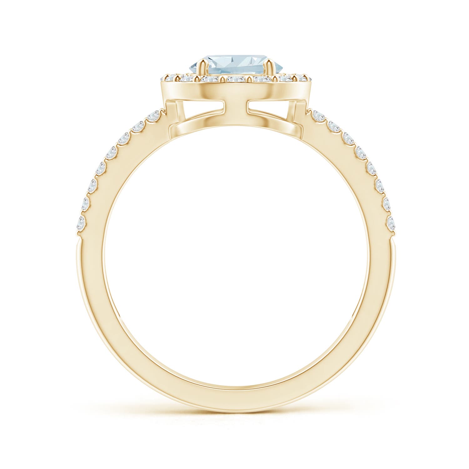 A - Aquamarine / 1.29 CT / 14 KT Yellow Gold