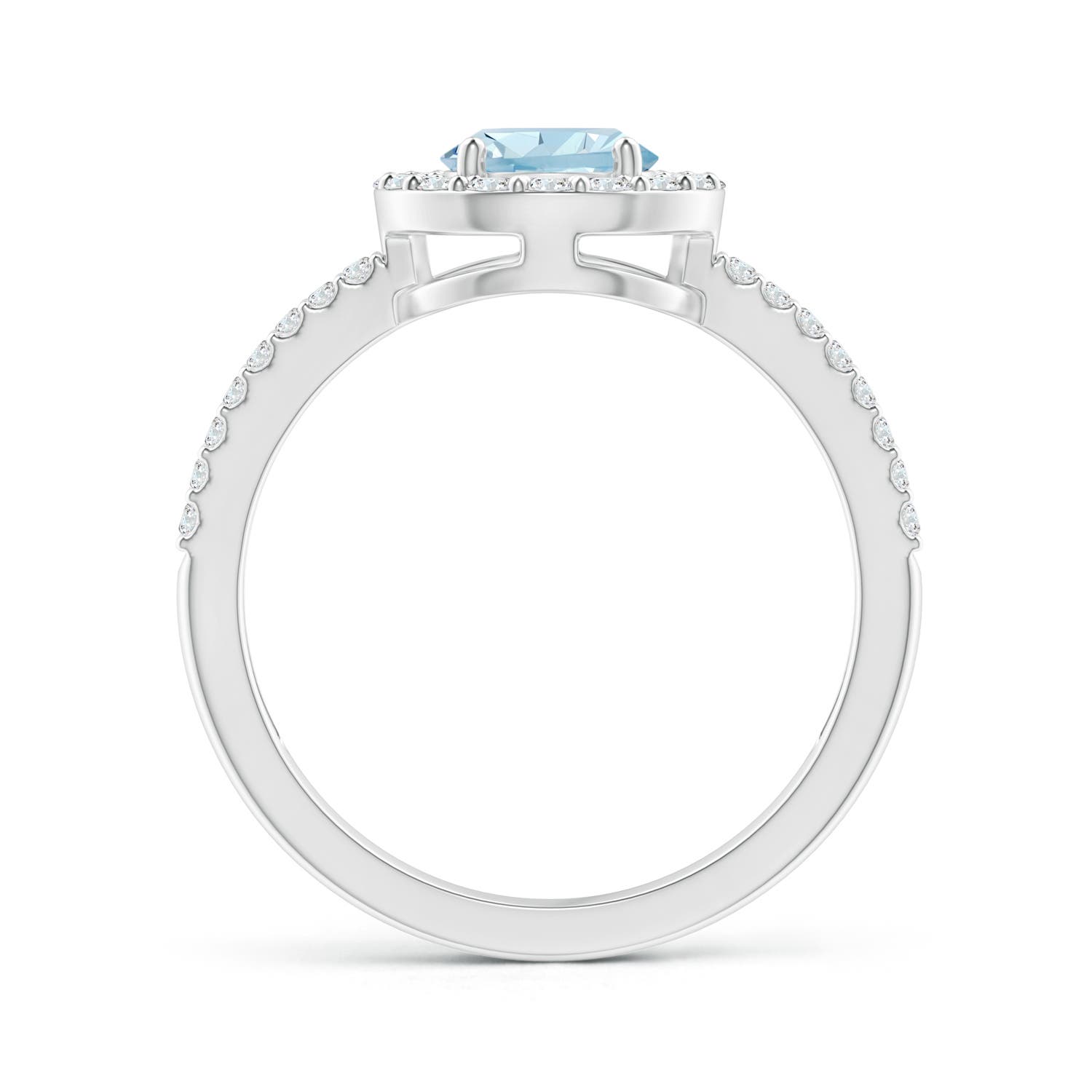 AA - Aquamarine / 1.29 CT / 14 KT White Gold