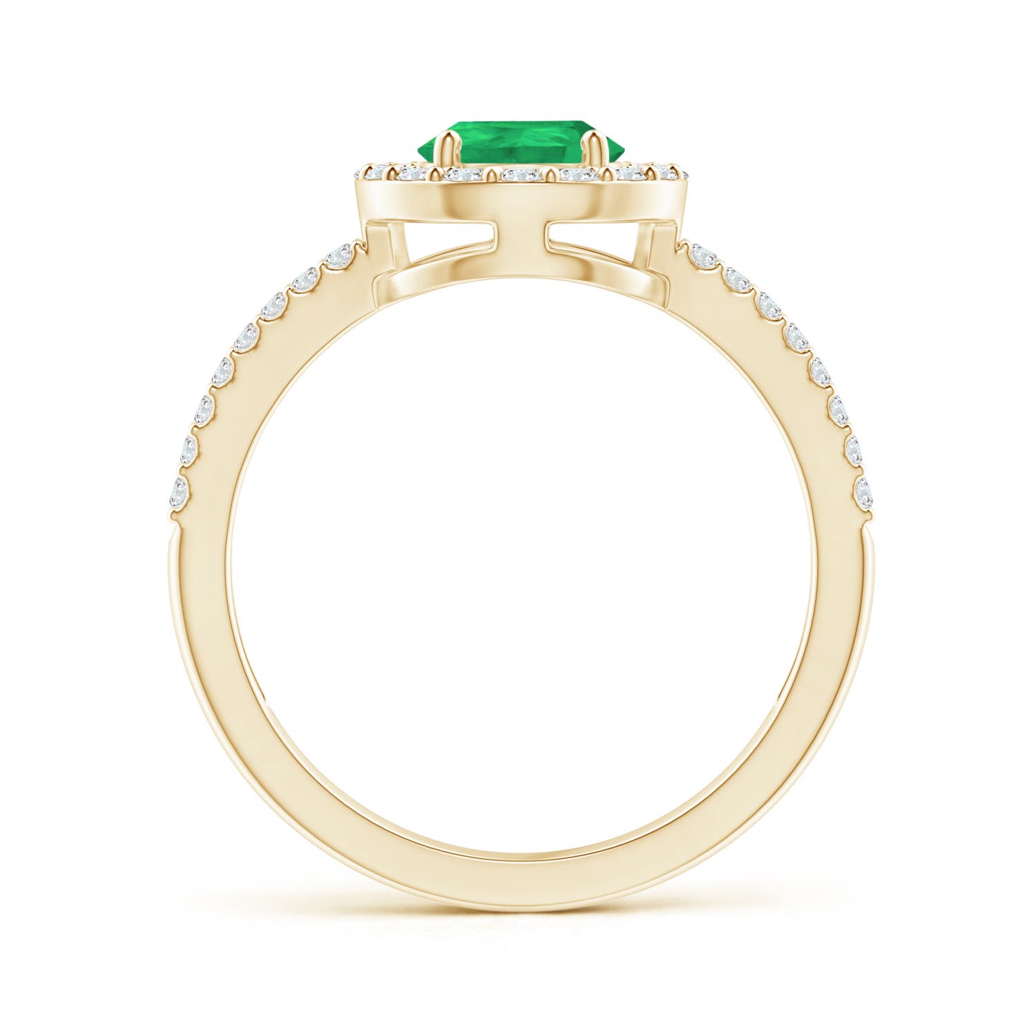 A - Emerald / 1.39 CT / 14 KT Yellow Gold