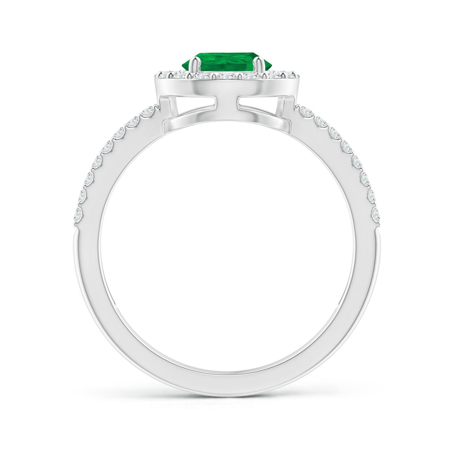 AA - Emerald / 1.39 CT / 14 KT White Gold