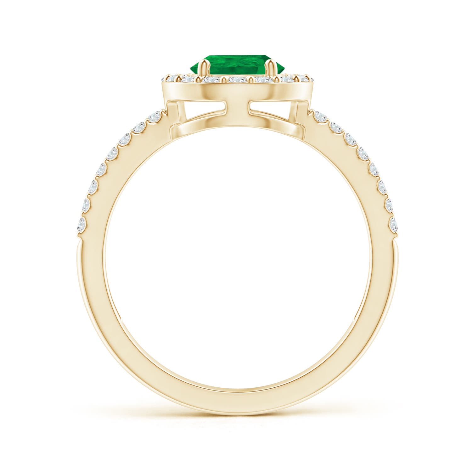 AA - Emerald / 1.39 CT / 14 KT Yellow Gold