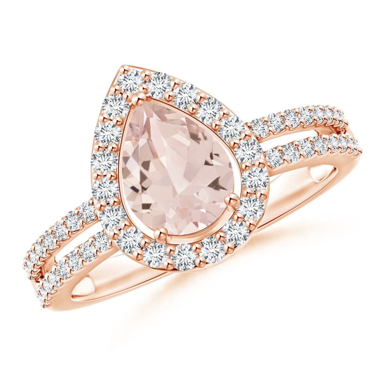 AA - Morganite / 1.39 CT / 14 KT Rose Gold